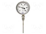 Meter: temperature; analogue,gas-actuated; 0÷250°C; 73; Ø: 100mm WIKA