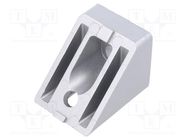 Angle bracket; for profiles; Width of the groove: 8mm; W: 40mm FATH