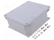 Enclosure: multipurpose; X: 141mm; Y: 166mm; Z: 64mm; aluminium; grey ILME