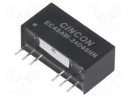 Converter: DC/DC; 5/6W; Uin: 9÷36V; Uout: 5VDC; Uout2: -5VDC; SIP8 CINCON