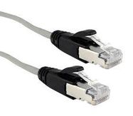 PATCH CORD, RJ45 PLUG-RJ45 PLUG, 1FT