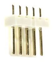 CONN, HEADER, 10POS, 1ROW, 2.54MM, TH