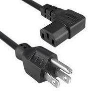 POWER CORD, NEMA 5-15P/IEC C13, 2M, 10A