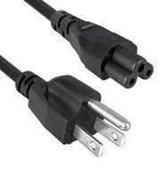 POWER CORD, 5-15P/IEC C5, 1.83M, 10A