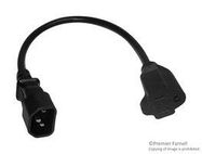 POWER CORD, NEMA5-15R/IEC, 6FT, 10A, BLACK