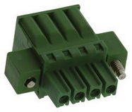 TERMINAL BLOCK, PLUG, 4POS, 30-14AWG