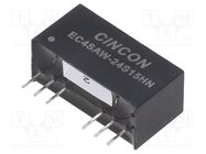 Converter: DC/DC; 5/6W; Uin: 9÷36V; Uout: 15VDC; Iout: 400mA; SIP8 