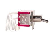 90° VERTICAL TOGGLE SWITCH 4PDT ON-ON