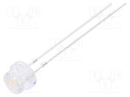 LED; 4.8mm; violet; 500÷750mcd; 100°; Front: convex; 2.9÷3.6VDC OPTOSUPPLY