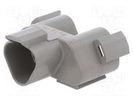 Transition: T adapter; PX0; PIN: 3; grey; -20÷150°C; IP68 BULGIN