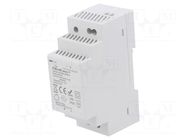 Power supply: switching; for DIN rail; 24W; 12VDC; 2A; 220÷240VAC QOLTEC