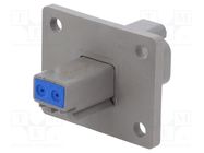 Connector: wire-wire; plug; male; PX0; for panel mounting; PIN: 2 BULGIN