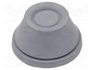 Grommet; Ømount.hole: 48mm; EPDM; grey; Øcable: 26÷35mm; IP65; VET HT HI TECH POLYMERS