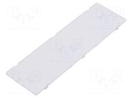 Stopper; UL94V-0; grey; ABS KRADEX