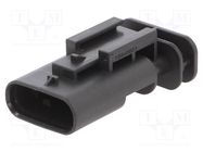 Connector: automotive; MCON 1.2; male; plug; for cable; PIN: 4 TE Connectivity