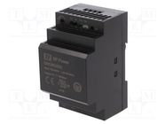 Power supply: switching; for DIN rail; 60W; 5VDC; 6.5A; 85÷264VAC 