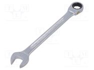 Wrench; combination spanner,with ratchet; 19mm; L: 252mm STAHLWILLE