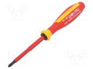 Screwdriver; insulated; Phillips; PH1; Blade length: 80mm; 1kVAC STAHLWILLE