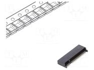 Connector: M.2 (NGFF); horizontal; SMT; gold flash; PIN: 67; 0.5A ATTEND