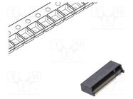 Connector: M.2 (NGFF); horizontal; SMT; gold flash; PIN: 67; 0.5A ATTEND