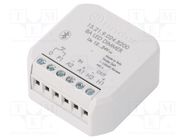 Wireless dimmer; flush mount; 12÷24VDC; IP20; YESLY; -10÷50°C 