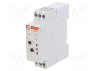 Timer; 0,05s÷100h; SPDT; 24÷240VAC; 24÷48VDC; -20÷60°C; IP20 ABB