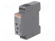 Timer; 0,05s÷100h; NO,SSR; 12÷240VAC; 12÷240VDC; -20÷60°C; IP20 ABB