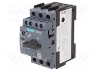 Motor breaker; 11kW; NO + NC; 220÷690VAC; for DIN rail mounting SIEMENS