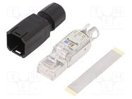 Connector: RJ45; plug; PIN: 8; Cat: 5; gold-plated; Layout: 8p8c; IDC PHOENIX CONTACT