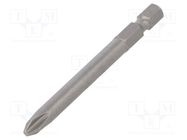 Screwdriver bit; Phillips; PH2; Overall len: 70mm WERA