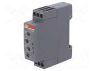 Timer; 0,05s÷100h; SPDT; 24÷240VAC; 24÷48VDC; -20÷60°C; IP20 ABB