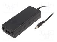 Power supply: switching; 24VDC; 2A; Out: 5,5/2,5; 48W; 80÷264VAC XP POWER