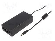 Power supply: switching; 18VDC; 3.6A; Out: 5,5/2,5; 65W; 80÷264VAC XP POWER