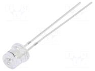 CRLED; blue; 5mm; 750mcd; 140°; Front: flat; 12VDC; No.of term: 2 OPTOSUPPLY