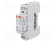 Contactor: 2-pole installation; 20A; 110VAC,110VDC; NO x2 ABB