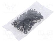 Fixing clamp; ØBundle : 6÷6.8mm; W: 3.8mm; polyamide; black; UL94HB 