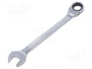 Wrench; combination spanner,with ratchet; 19mm; OPEN-RATCH STAHLWILLE