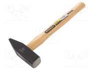 Hammer; 800g; 27mm; carbon steel; wood (ash) 