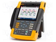 Scopemeter; 500MHz; 8bit; colour,LCD; Ch: 4; 5Gsps; 10kpts/ch; 700ps FLUKE