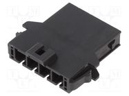 Connector: wire-wire; plug; male; Mega-Fit; 5.7mm; PIN: 4; UL94V-0 MOLEX