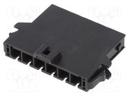 Plug; wire-wire; male; Mega-Fit; 5.7mm; PIN: 6; UL94V-0; Layout: 1x6 MOLEX