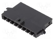 Plug; wire-wire; male; Mega-Fit; 5.7mm; PIN: 8; UL94V-0; Layout: 1x8 MOLEX