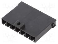 Plug; wire-wire; male; Mega-Fit; 5.7mm; PIN: 7; UL94V-0; Layout: 1x7 MOLEX