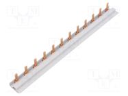 Busbar; 10mm2; Poles: 1; 690VAC; 690VDC; Inom: 63A; No.of mod: 12 ABB