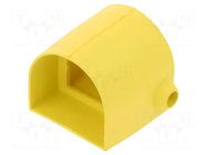 Lateral plug; -20÷55°C; yellow GELBAU