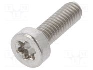 Screw; M2.5x8; 0.45; Head: cheese head; Torx®; TX08; ISO 14580 BOSSARD