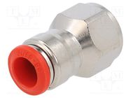 Push-in fitting; straight; -0.99÷20bar; nickel plated brass AIGNEP