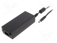 Power supply: switching; 15VDC; 4.3A; Out: 5,5/2,5; 65W; 80÷264VAC XP POWER