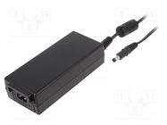 Power supply: switching; 24VDC; 2.7A; Out: 5,5/2,5; 65W; 80÷264VAC XP POWER