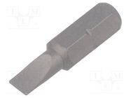 Screwdriver bit; slot; 4,5x0,6mm; Overall len: 25mm BETA